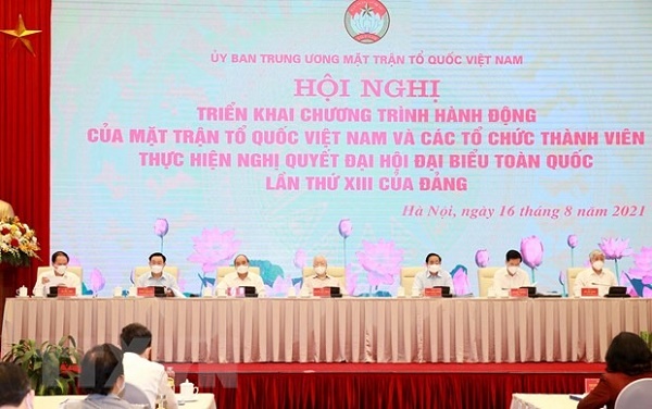 Tổng Bí thư dự Hội nghị toàn quốc Chương trình hành động của MTTQ