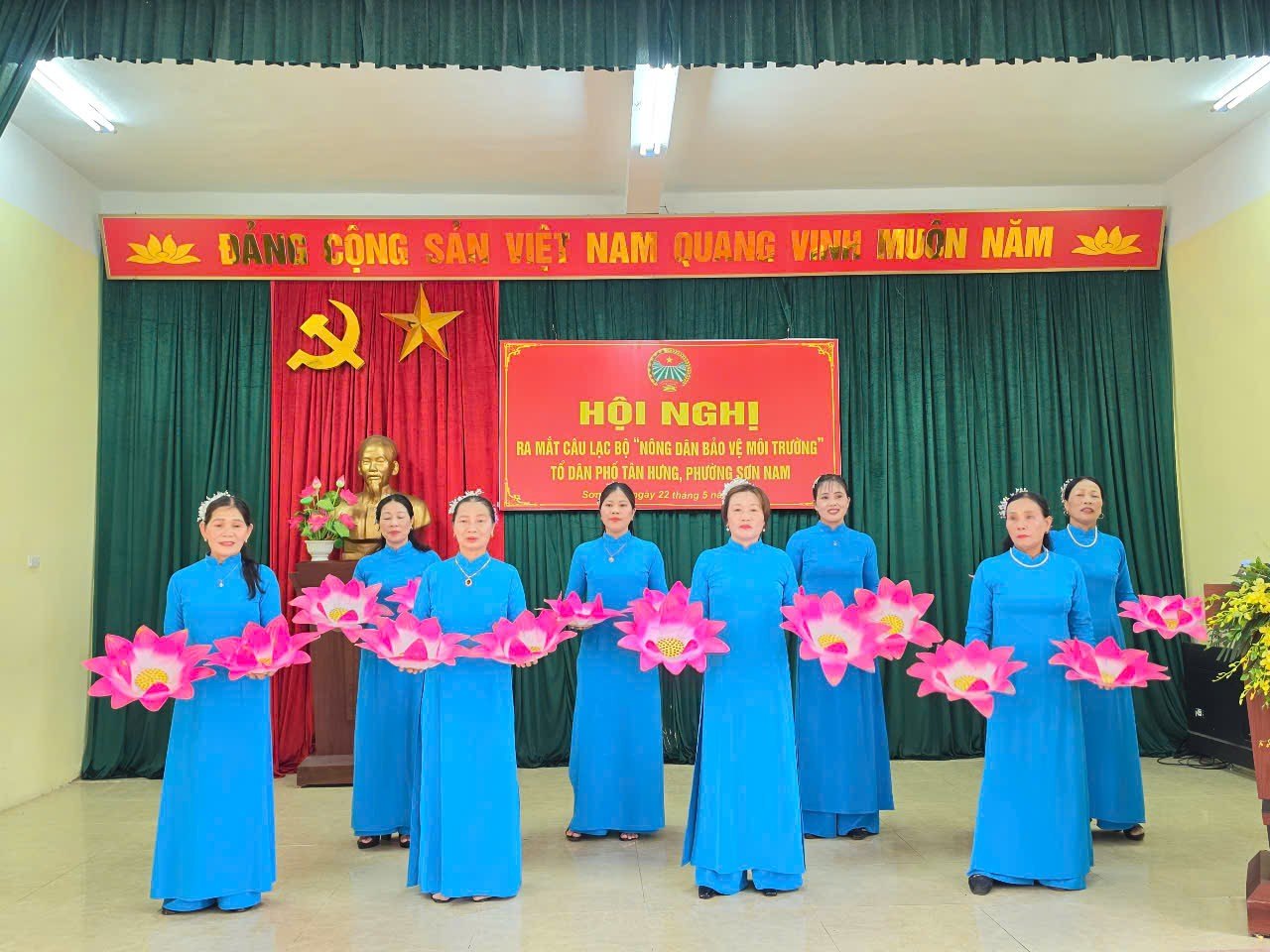 Phường Sơn Nam ra mắt Câu lạc bộ “Nông dân bảo vệ môi trường” tại Tổ dân phố Tân Hưng