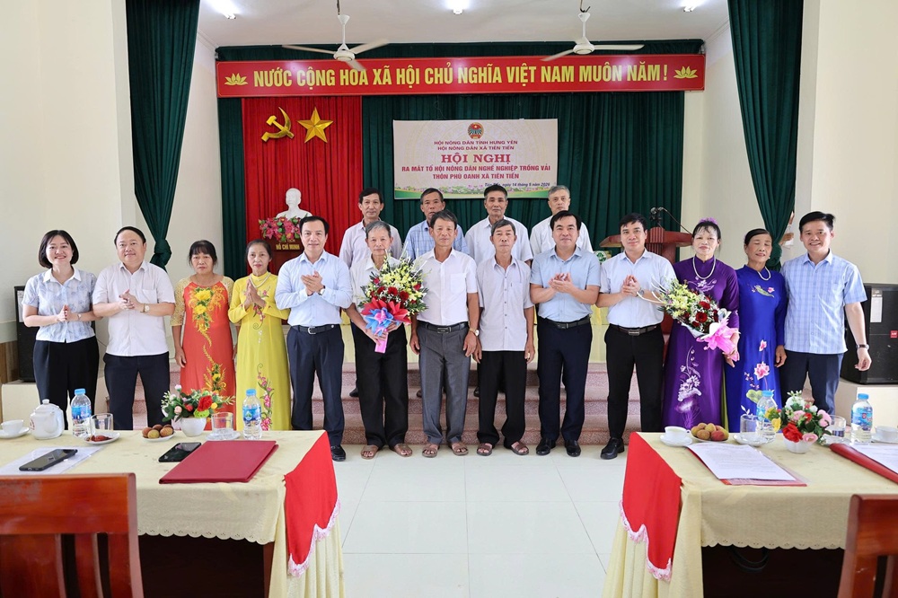 Ra mắt Tổ hội Nông dân nghề nghiệp trồng vải tại xã Tiên Tiến